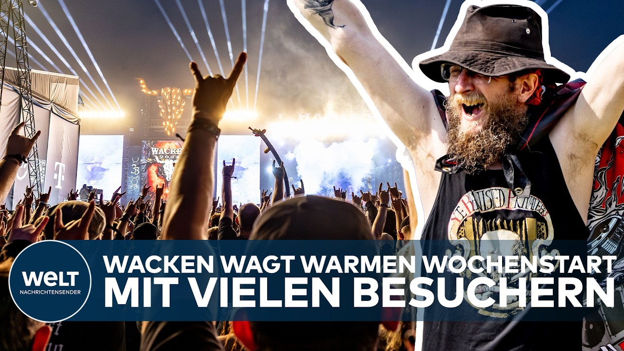 WACKEN OPEN AIR STARTET: 85.000 Fans erwartet, Polizei warnt vor Verkehrsbehinderungen