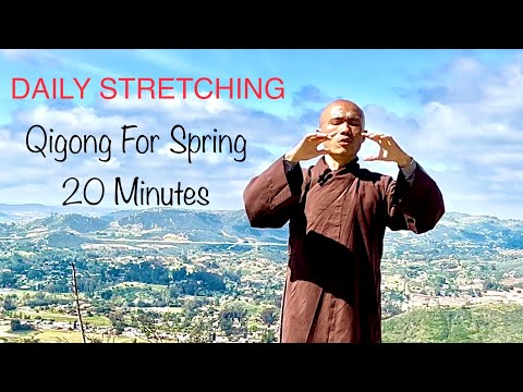 20-Minute Qigong Routine for SPRING | DAILY STRETCHING For a Good Health