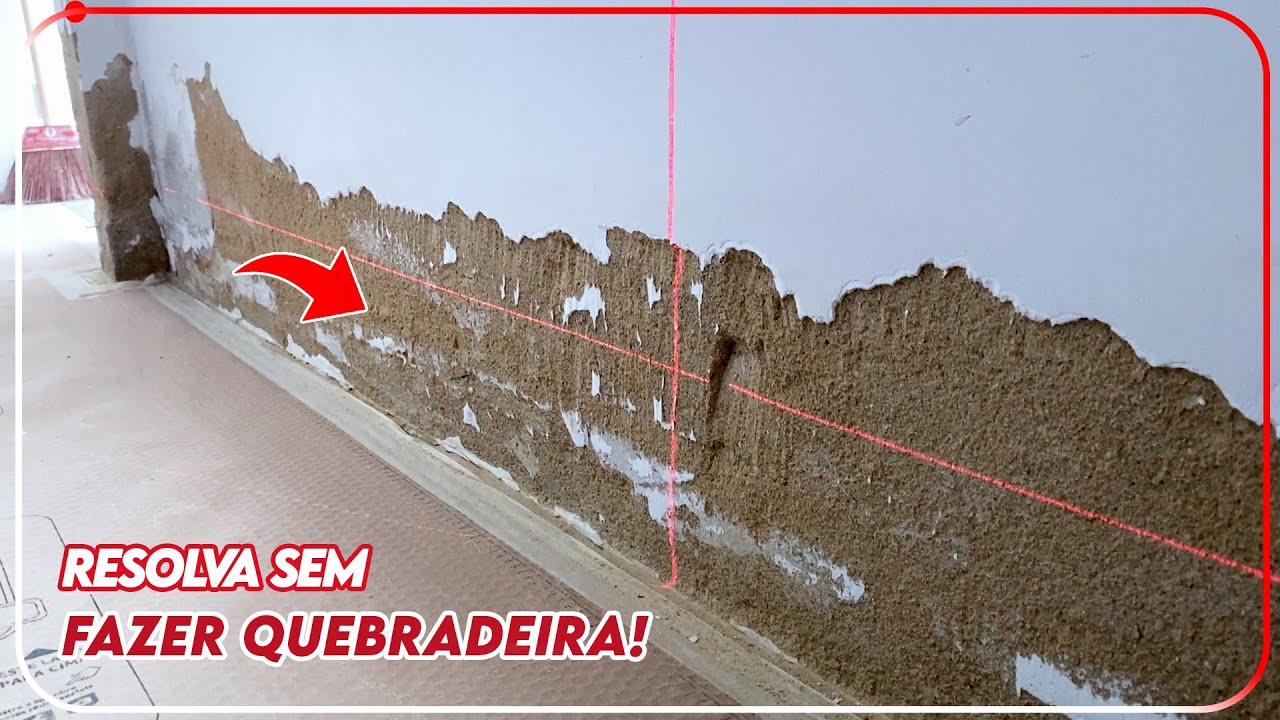 COMO RESOLVER PROBLEMA DE UMIDADE NO RODAPÉ DA FORMA CORRETA, SEM ESCONDER NENHUM DETALHE