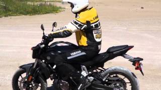 Skid School with the Yamaha FZ-07