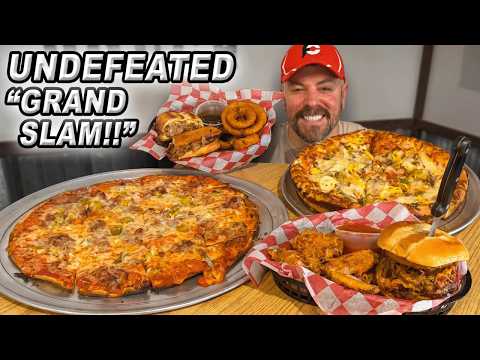 Eubank Pizzas ungeschlagener 8-Pfund-„Grand Slam“-Chicago-Style-Food-Challenge in Kentucky!!