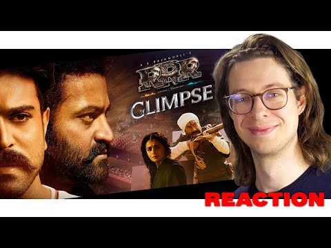 RRR Glimpse - Reaction | S.S. Rajamouli | NTR Jr. | Ram Charan | My First Reaction Video