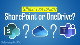 Which tool when for files: SharePoint, OneDrive, or Microsoft Teams