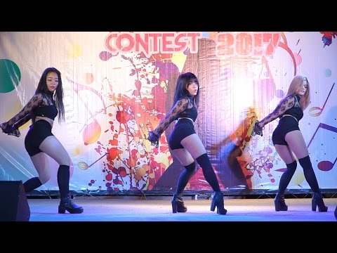 170121 150cm cover Stellar - Intro + Vibrato + Marionette @ The Outdoor Plaza (Audition)