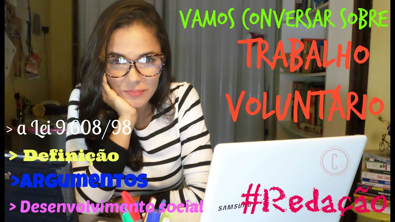 REDAÇÃO: Trabalho voluntário e desenvolvimento social
