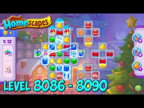 Homescapes level 8086 - 8090 🏡 Playrix HD