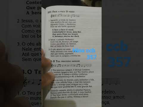 Hino - face a face eu verei - hino 357