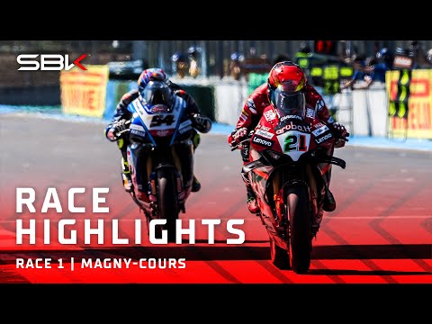 Highlights eines dramatischen Rennens 1 in Magny-Cours 🤯 | #FRAWorldSBK 🇫🇷