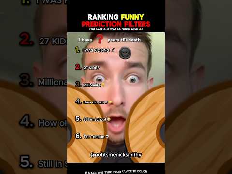 Ranking Funny Prediction Filters