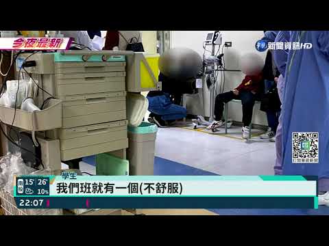 宜蘭5校疑食物中毒 44名師生急送醫