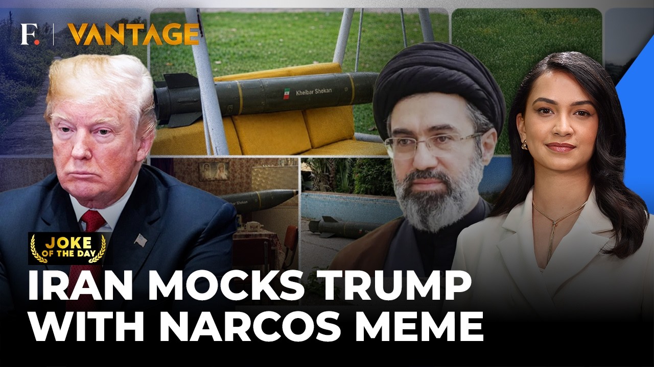 'Waiting For Mistake': Iran Mocks Trump With Kheiber Sheikan Missile's Narcos Meme | Vantage