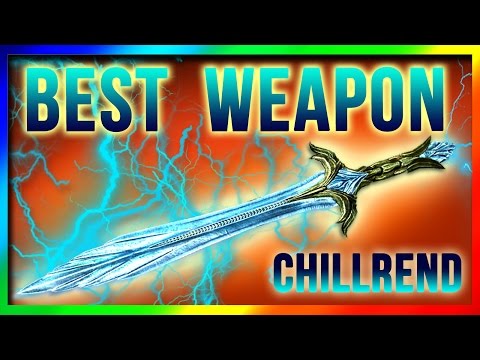 Skyrim Remastered BEST Weapon AT LEVEL ONE! Chillrend Sword Location (Special Edition Unique Weapons