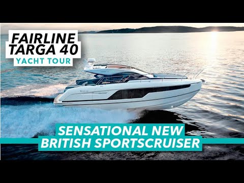 Sensational new British sportscruiser | Fairline Targa 40 tour RE-UPLOAD | Motor Boat & Yachting