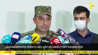 Qoşunlarımızın sürətli əks-hücum əməliyyatı davam edir