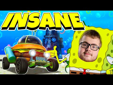 The SpongeBob car in Rocket League....
