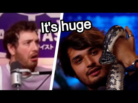 Joey Puts Snake Around his Neck, Doing stuff for Content