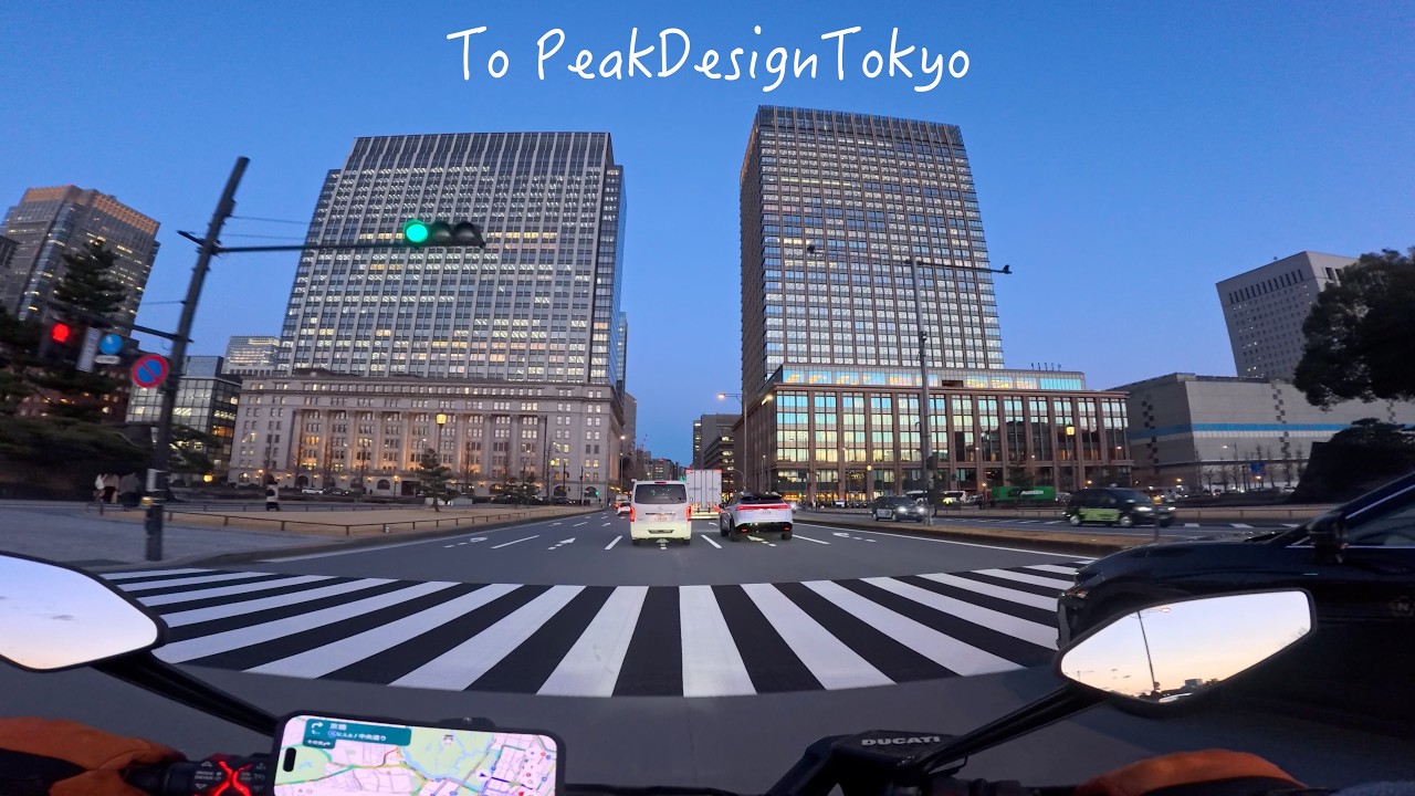 DUCATI DIAVEL V4、ちょい乗りで銀座へ。