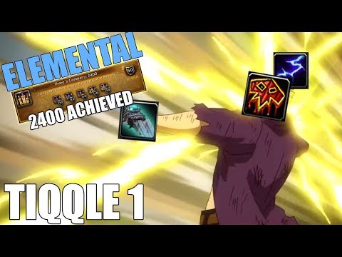 ⚡TIQQLE 1 RISE OF A SHAMAN⚡ - 2400 3v3 Arena ELEMENTAL SHAMAN PVP (WoW Legion 7.3.5)