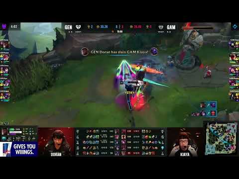 GENG Doran clean K'sante outplay at worlds2023 | #worlds2023 swiss day-1