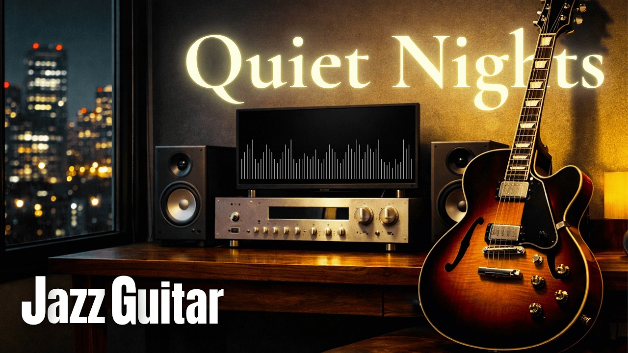 After Hours Jazz Guitar – 2 Hours of Warm 90s Radio Vibes for Quiet Nights