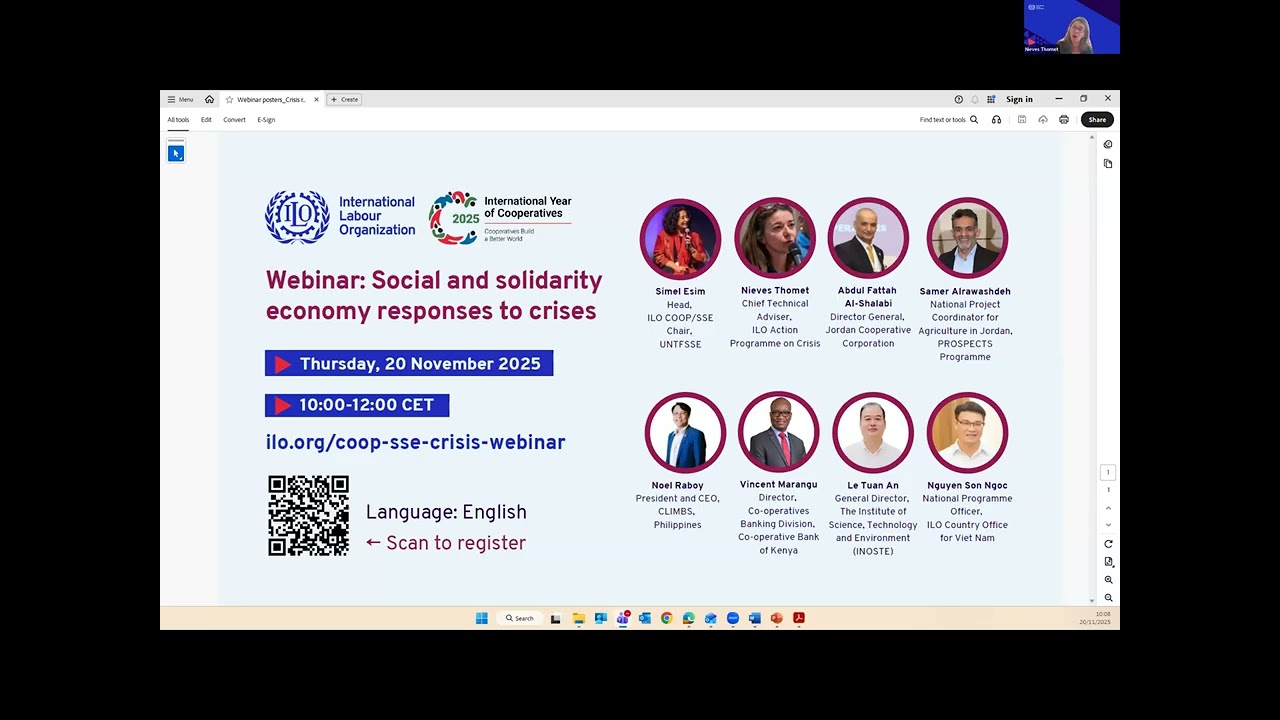 Webinar: Solidarity in times of crisis: Social and Solidarity Economy responses to crisis