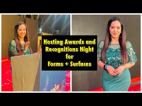 FalakZeb Khan Hosting Awards and Recognitions for Forms and Surfaces