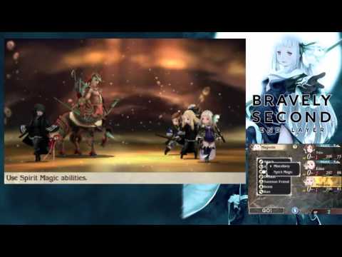 Bravely Second [Uncensored]: Boss #3 - Bella and Cu Chulainn