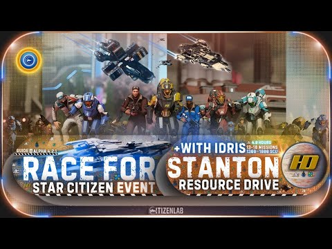 Race for Stanton Using Idris 1300~1800 SCU Fast Speed Run! 🏁 #StarCitizenGuide