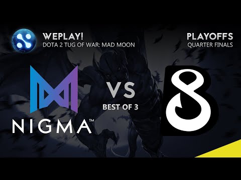 Nigma vs B8 Game 2 (BO3) | WePlay! Dota 2 Tug of War: Mad Moon Playoffs