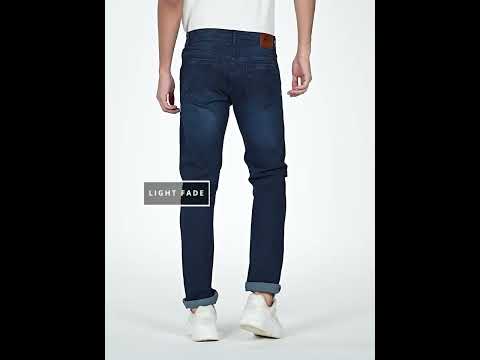 PETER ENGLAND Tapered Fit Men Dark Blue Jeans Buy PETER ENGLAND