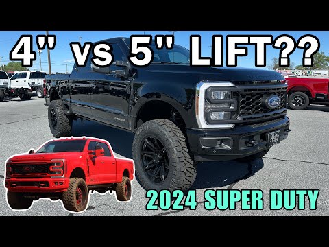 2024 Ford SUPER DUTY 4” ReadyLIFT vs 5” BDS LIFT Kit Comparison