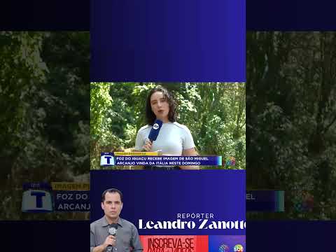 Foz do Iguaçu recebe imagens de São Miguel do Iguaçu que veio de Italia