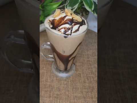 Tasty chocolate Hazelnut Milk shake 😋 #youtubeshorts #shorts