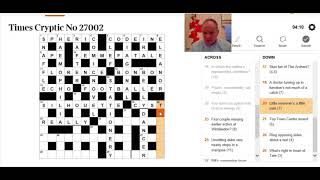 Solving the Times Crossword on 3rd April 2018