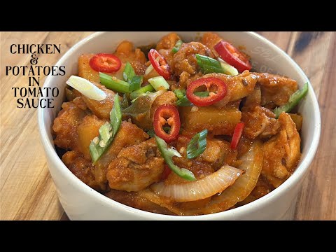 White Chicken Fry with Tomato Sauce | Quick and Easy Fijian-Style Recipe