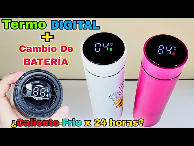 Vídeo relacionado con Trendmiya Juego de regalo personalizado para él y ella, termo con pantalla LED inteligente grabada a medida (500 ml), taza de cerámica negra, cuaderno A5 y bolígrafo táctil, kit de bienvenida único
