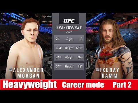 EA Sports UFC 3 - UFC DEBUT FIGHT - Heavyweight Division Career Mode - Episode 2