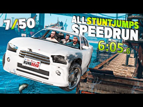 Mastering GTA 5's Stunt Jumps Speedrun! - #3