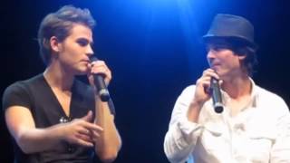 Ian Somerhalder, Paul Wesleu, Steven R. McQueen, Zach Roerig, Kat Graham - singing