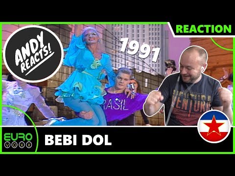 ANDY REACTS! Bebi Dol - Brazil (Yugoslavia 1991) EUROVISION REACTION!