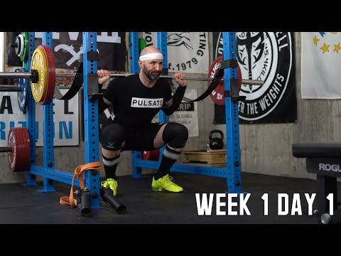 Juggernaut A.I. Powerlifting Log W1D1