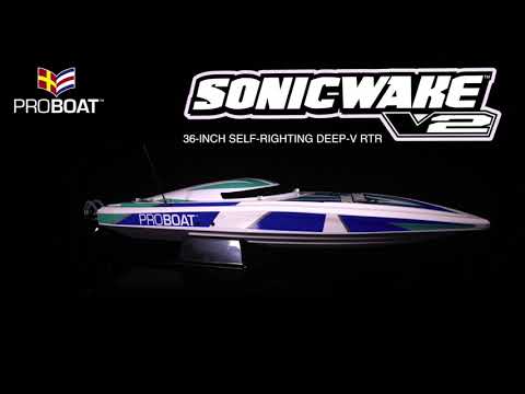 Pro Boat Sonicwake V2 36" Self-Righting Brushless Deep-V RTR