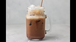 How To Make Iced  Mocha At Home | Iced Mocha