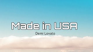 Made in USA - Demi Lovato (Indonesian Lyric Video)