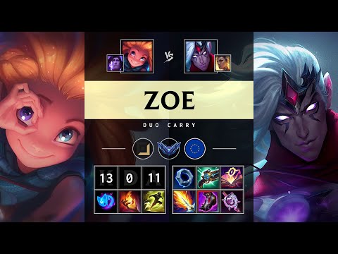 Zoe Carry vs Varus: Perfect KDA, Legendary - EUW Diamond Patch 25.S1.2