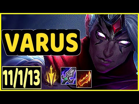 VARUS VS ASHE - 11/1/13 KDA ADC GAMEPLAY CHALLENGER I