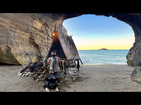 3 DAYS solo survival CHALLENGE (NO FOOD, NO WATER, NO SHELTER) Catch and Cook. BUSHCRAFT Camping