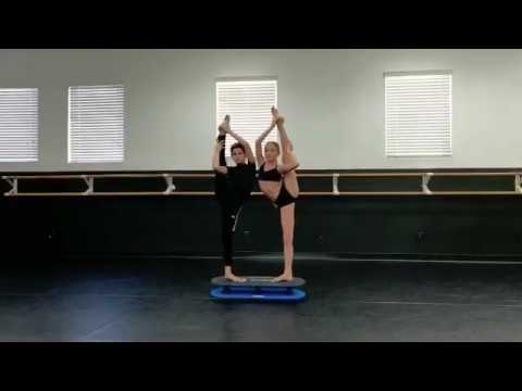 KNKMiami SpringCore Balance Board Demonstration By: Nicholas Bustos & Leah Gonzalez