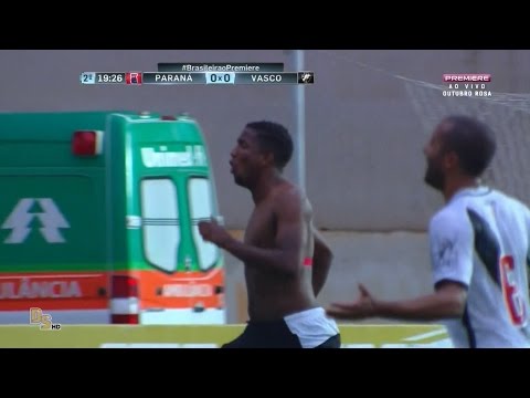 Gol - Paraná 0 x 1 Vasco - Brasileirão 2016 Série B
