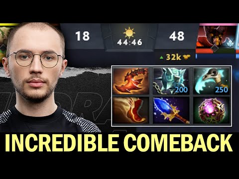 NINE 32,000 Gold Incredible Comeback with his 100% Winrate Hero